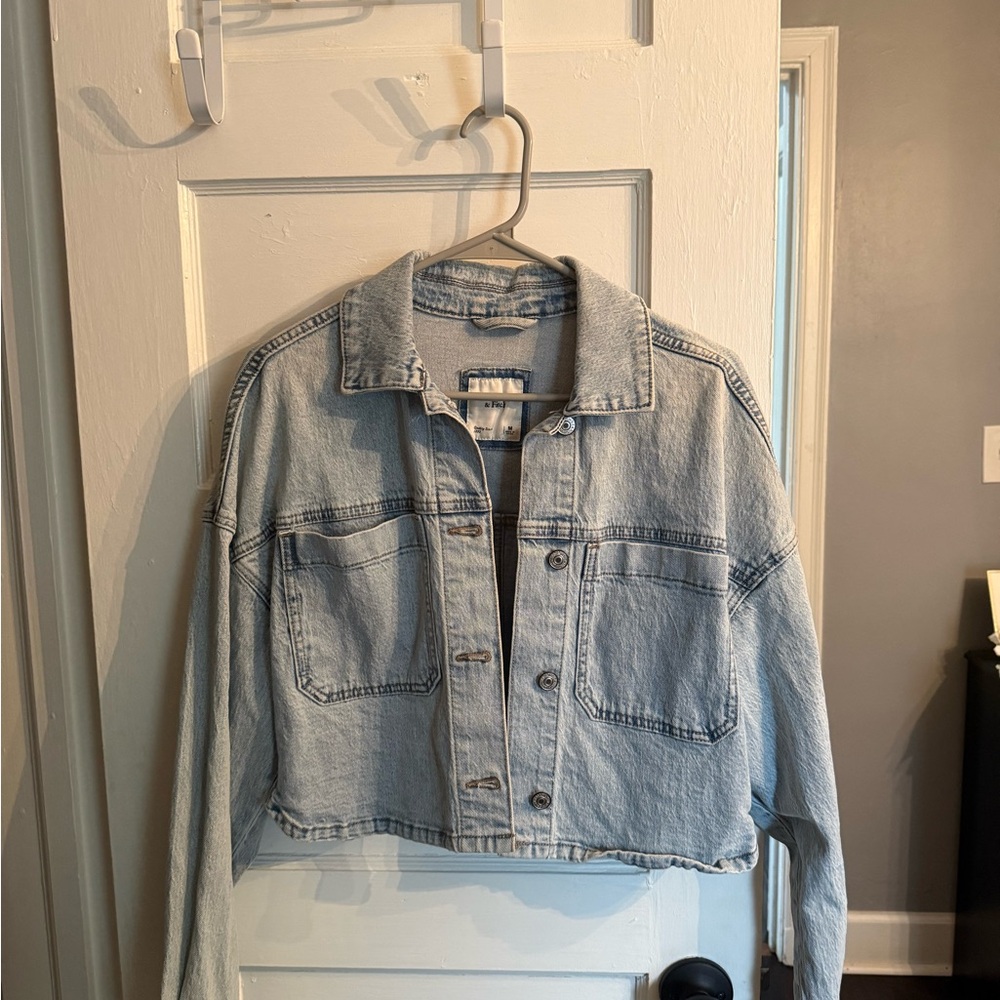 Abercrombie & Fitch Light Blue Jean Jacket